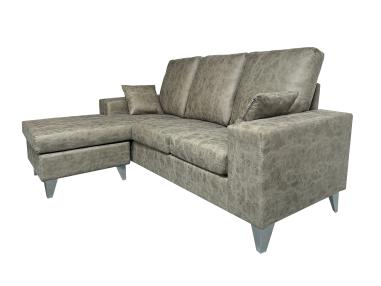 Chaiselongue Duque reversible, cemento o piedra