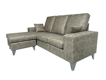 Chaiselongue Duque reversible, cemento o piedra