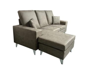 Chaiselongue Duque reversible, cemento o piedra