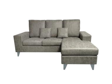 Chaiselongue Duque reversible, cemento o piedra