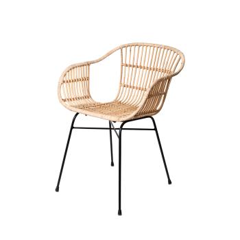 Silla Nancy Natural/negro | Relax Muebles