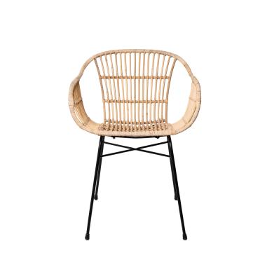 Silla Nancy Natural/negro | Relax Muebles