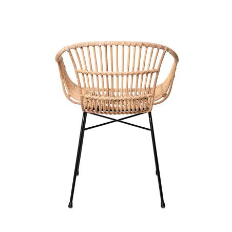 Silla Nancy Natural/negro | Relax Muebles