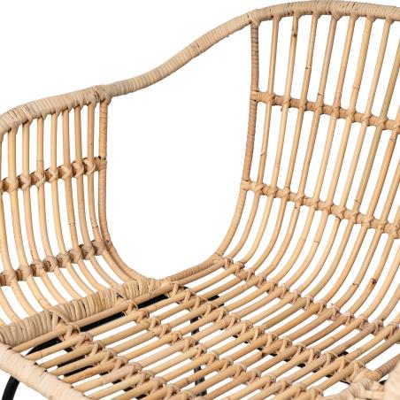Silla Nancy Natural/negro | Relax Muebles