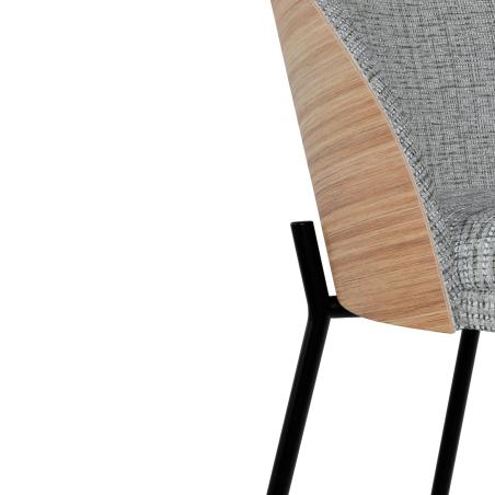 Taburete Aidan Gris | Relax Muebles