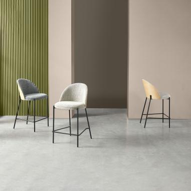 Taburete Aidan Gris | Relax Muebles