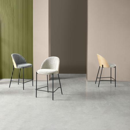 Taburete Aidan Gris | Relax Muebles