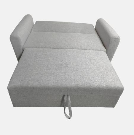 SOFA CAMA CON BRAZOS MOD. CIRO GRIS