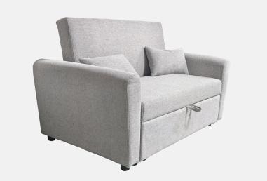 SOFA CAMA CON BRAZOS MOD. CIRO GRIS