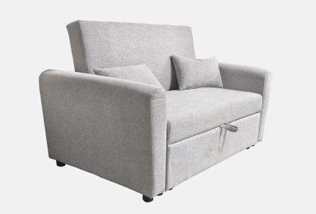 SOFA CAMA CON BRAZOS MOD. CIRO GRIS
