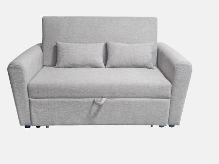 SOFA CAMA CON BRAZOS MOD. CIRO GRIS