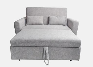 SOFA CAMA CON BRAZOS MOD. CIRO GRIS