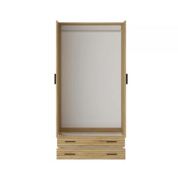 Armario Rapid 2P2C Roble Mauvella-Rayas en Relax Muebles con entrega rápida 2