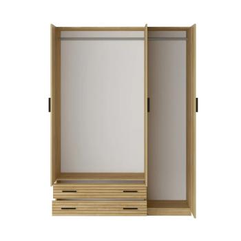 Armario Rapid 3P2C Roble Mauvella-Rayas en RelaxMuebles.com con entrega rápida 2