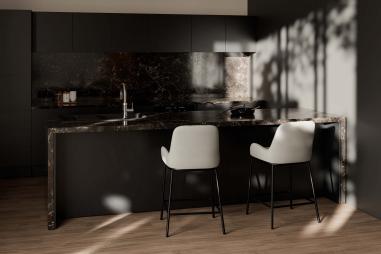 Taburete Milton Gris Claro | Relax Muebles