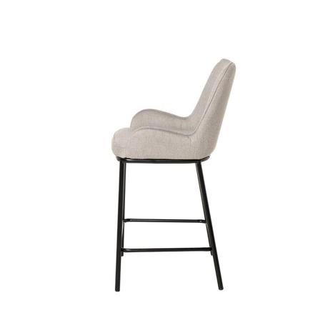Taburete Milton Gris Claro | Relax Muebles