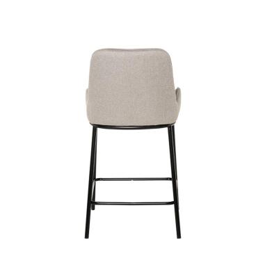 Taburete Milton Gris Claro | Relax Muebles