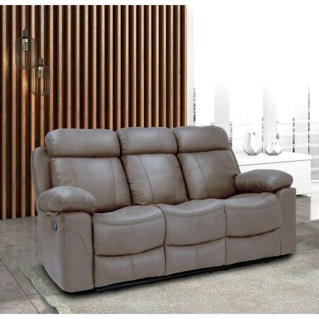 SOFA 3PL 3ASIENTOS CON 2RELAX MENFIS en Relax Muebles