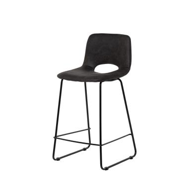 Taburete Alfie Gris Oscuro | Relax Muebles