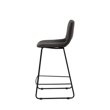Taburete Alfie Gris Oscuro | Relax Muebles