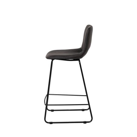 Taburete Alfie Gris Oscuro | Relax Muebles