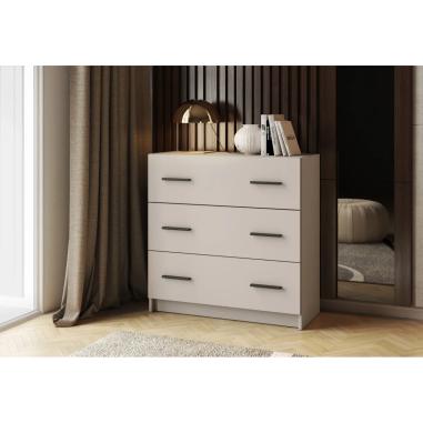 COMODA 3C MOD.AURA MV BEIGE O ROBLE MAUVELLA O BLANCO con entrega urgente en relaxMuebles.com