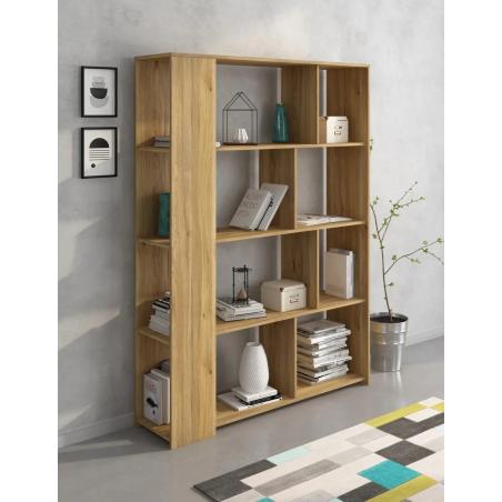 ESTANTERIA 129 CM. MOD. AURA BEIGE O ROBLE MAUVELLA EN RELAX MUEBLES