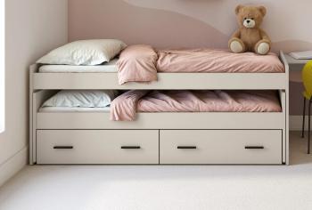 CAMA COMPACTA CAJONES MOD. AURA con entrega rápida en RelaxMuebles.com