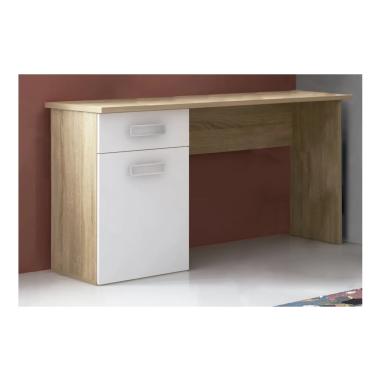MESA ESTUDIO CHAMPION CAMBRIA BLANCO EN RELAXMUEBLES