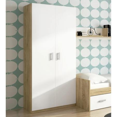 ARMARIO 2P MOD. CHAMPION CAMBRIA BLANCO EN RELAX MUEBLES