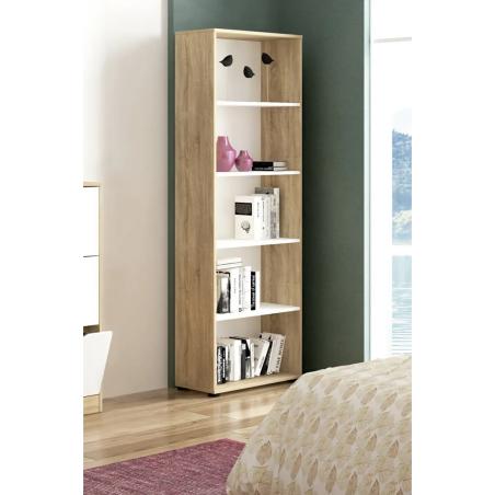 ESTANTERIA 182 CM. CHAMPION CAMBRIA BLANCO EN RELAXMUEBLES.COM