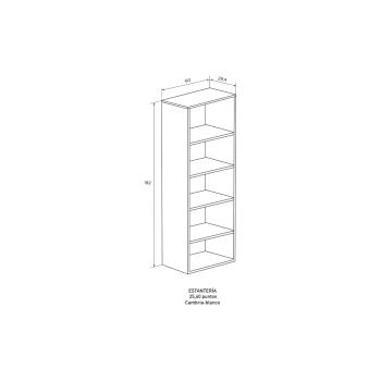 ESTANTERIA 182 CM. CHAMPION CAMBRIA BLANCO EN RELAXMUEBLES.COM 2