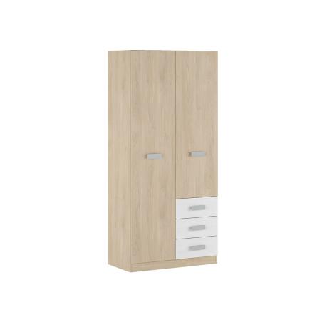 Armario 2 puertas 3 cajones Donald | Relax Muebles