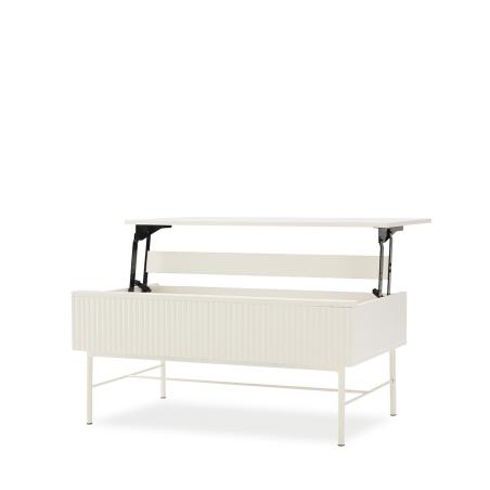 Mesa Centro Elevable Oslo Perla | Relax Muebles