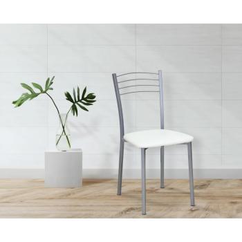JUEGO DE 4 SILLAS MOD. 20 COCINAS BLANCO con envío gratuito en RelaxMuebles.com 2