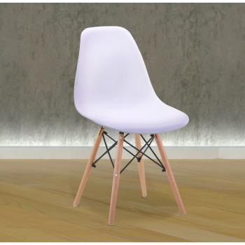 JUEGO DE 4 SILLAS PATA MADERA DINAMARCA BLANCO o NEGRO en Relax Muebles