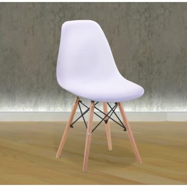 JUEGO DE 4 SILLAS PATA MADERA DINAMARCA BLANCO o NEGRO en Relax Muebles