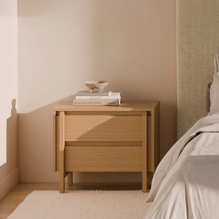 Mesita Baja 2 Cajones Pacific | Relax Muebles
