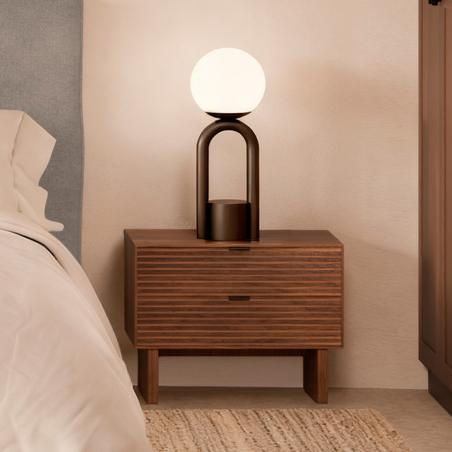 Mesita 2 Cajones Baja Tulsa | Relax Muebles