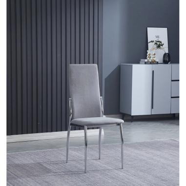JUEGO DE 6 SILLAS JARAMA SAKURA PATA CROMADA EN RelaxMuebles.com