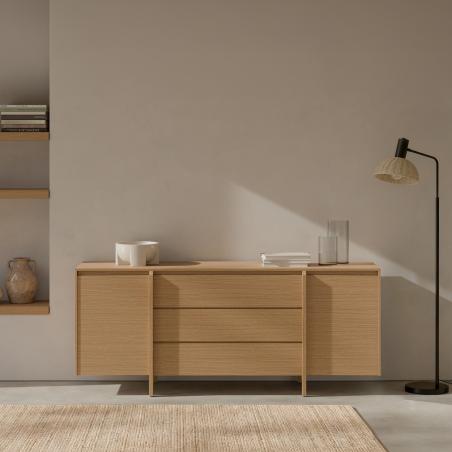 Aparador 200 Pacific 2 Puertas + Cajones | Relax Muebles