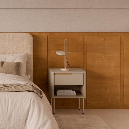 Mesita 45 Bergen 1 Cajon + Hueco | Relax Muebles