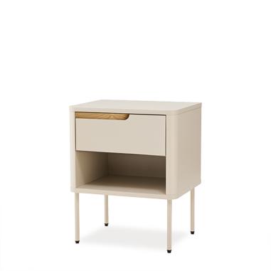 Mesita 45 Bergen 1 Cajon + Hueco | Relax Muebles