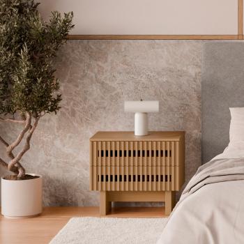Mesita 60 Lugano 2 Cajones | Relax Muebles 2