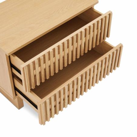 Mesita 60 Lugano 2 Cajones | Relax Muebles