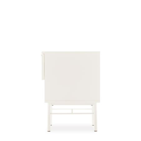 Mesita 45 Oslo 1 Cajon + Hueco Perla | Relax Muebles
