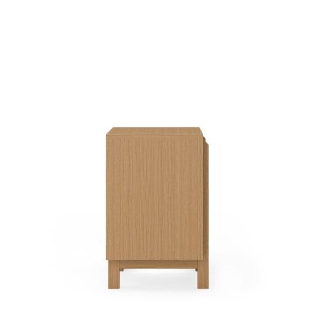 Mesita Alta 40 Pacific 2 Cajones + Hueco | Relax Muebles