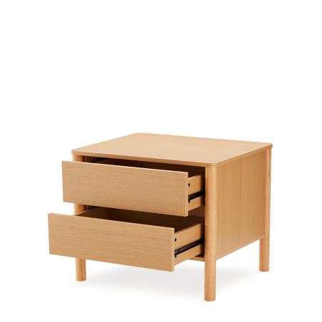 Mesita 60 Treviso 2 Cajones | Relax Muebles