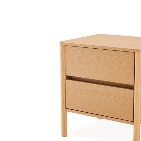 Mesita 60 Treviso 2 Cajones | Relax Muebles