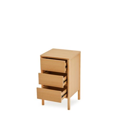 Mesita 45 Treviso 3 Cajones | Relax Muebles
